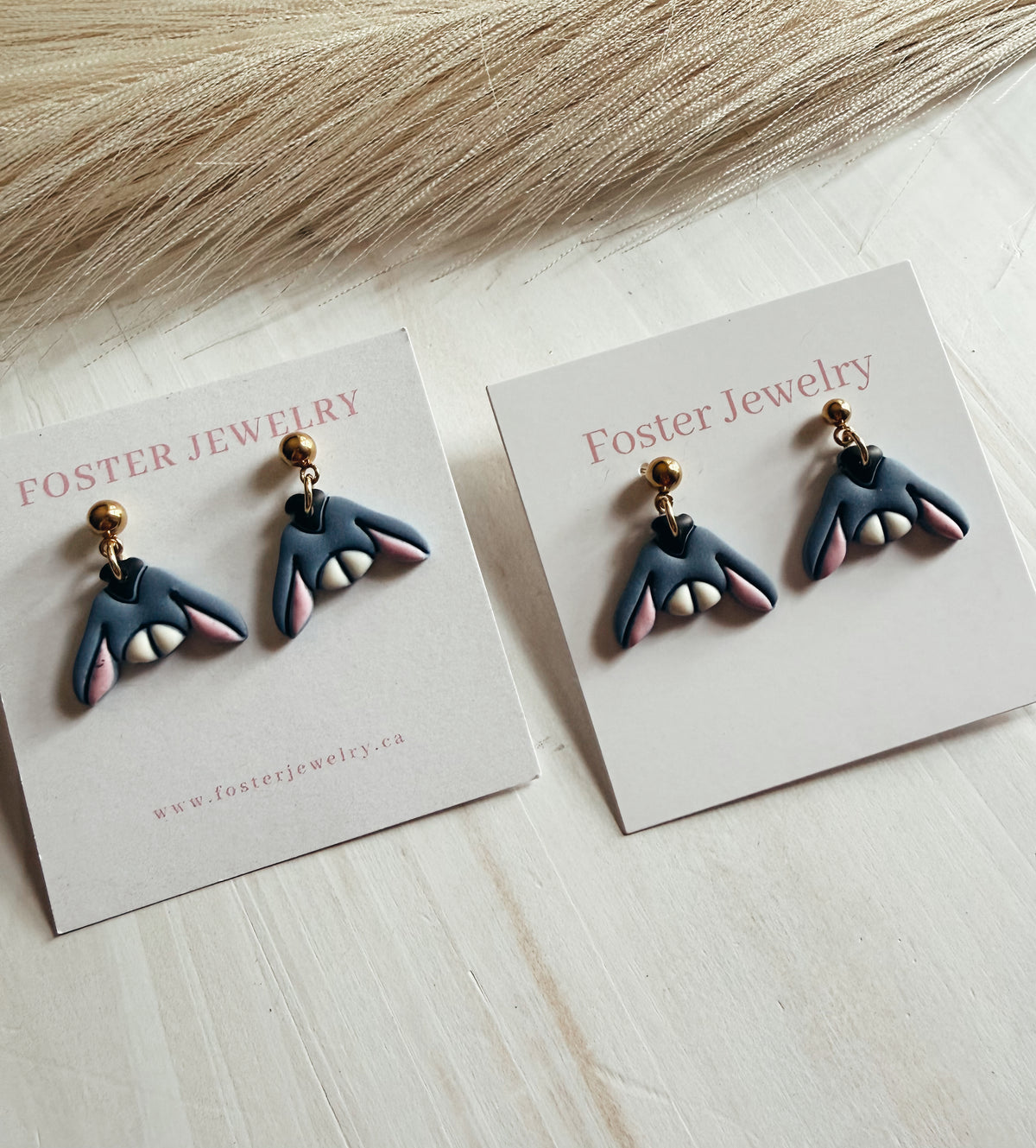 Sad donkey earrings
