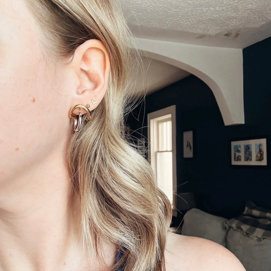 Woven earrings