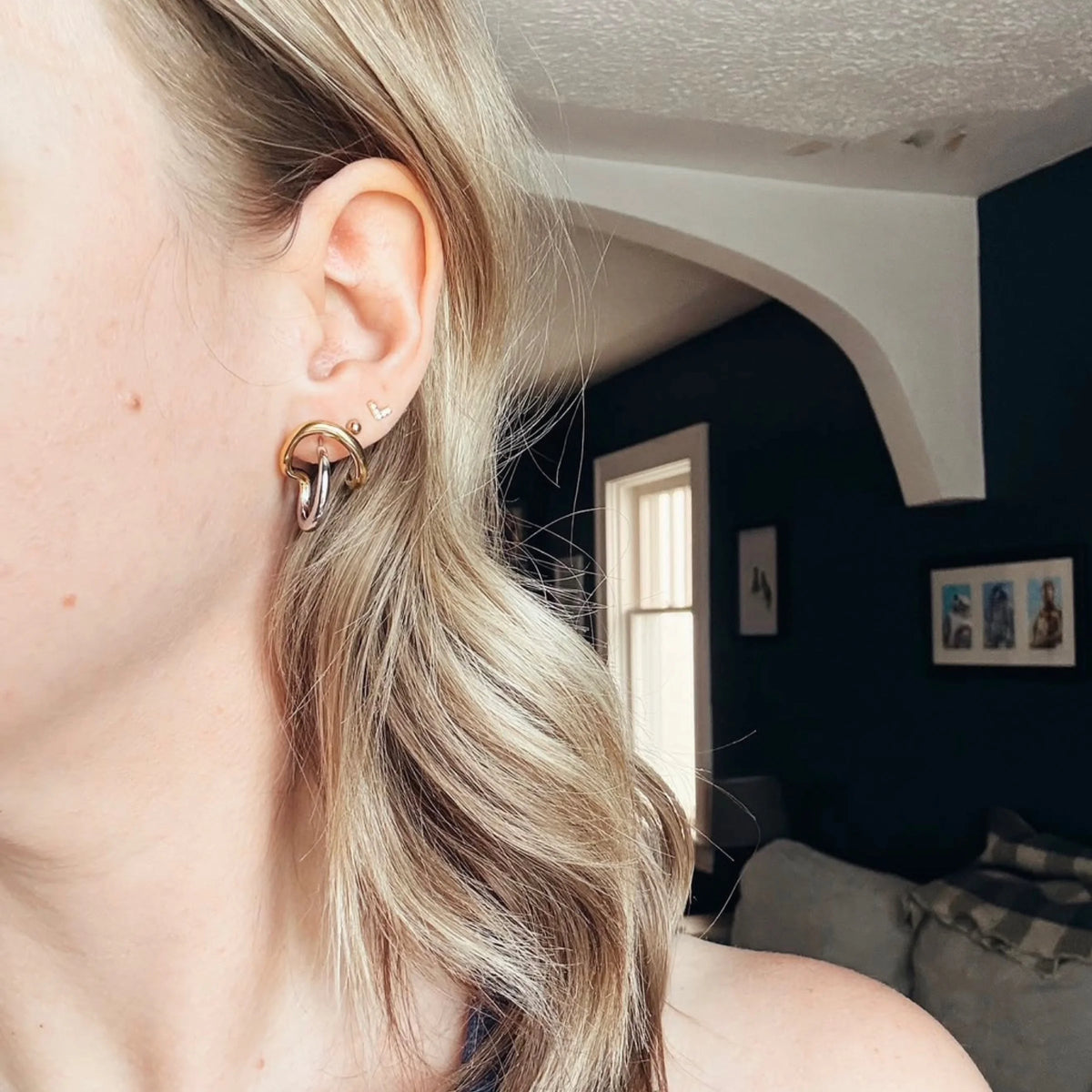 Woven earrings