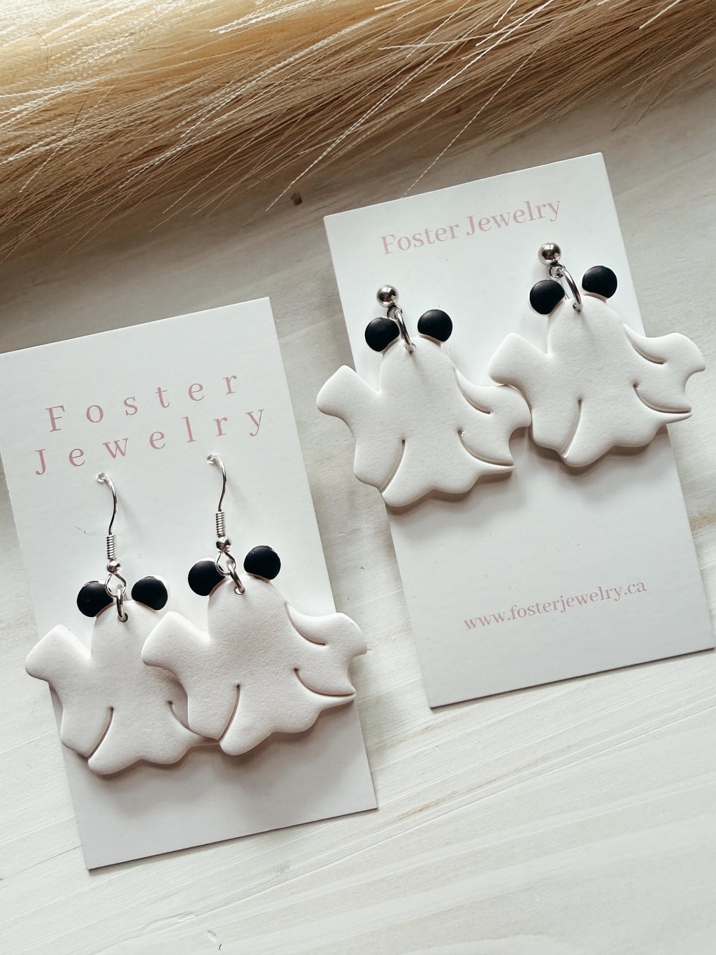 Mouse ghost earrings