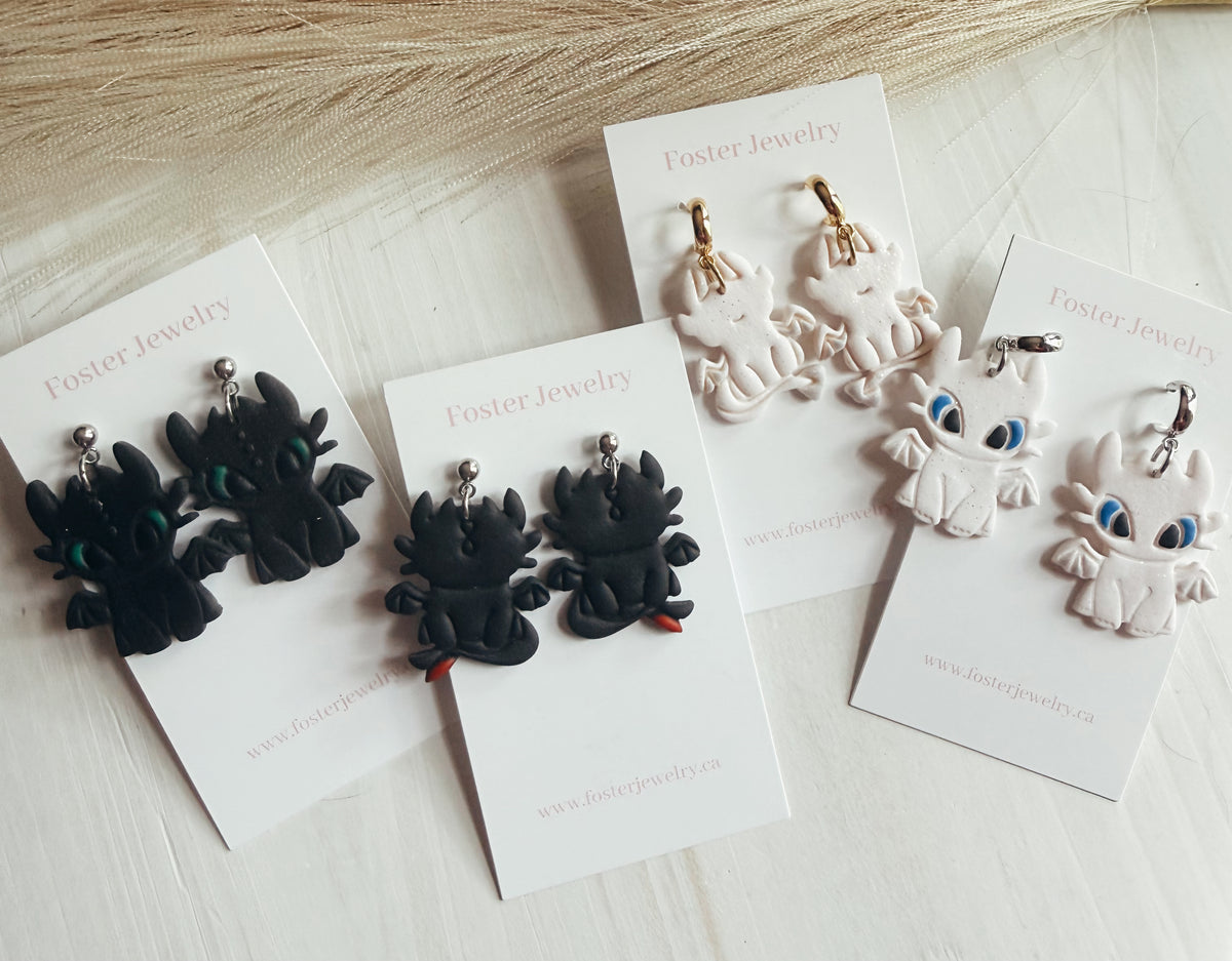 Dragon earrings