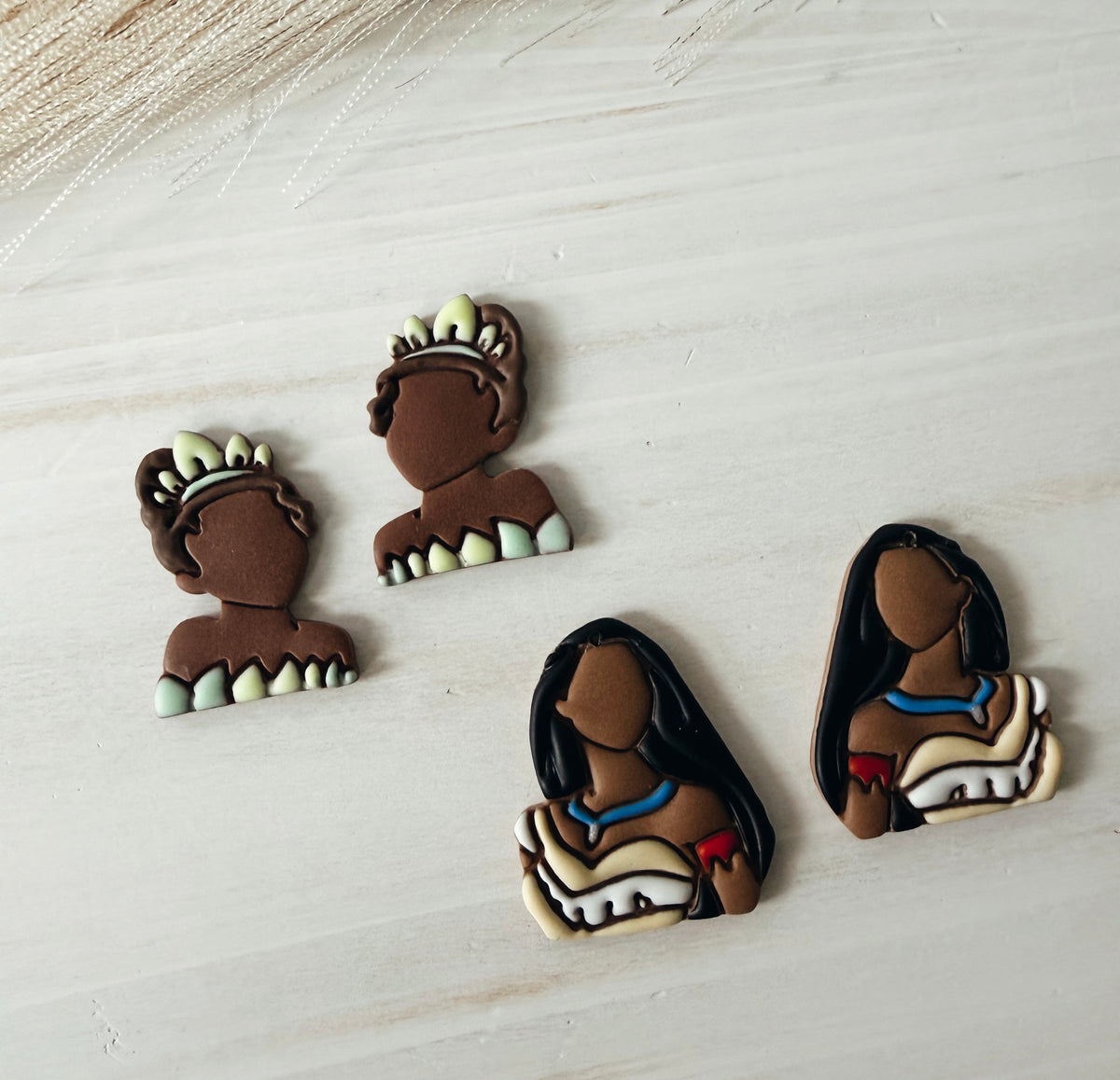 Frog princess earrings