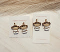 Space princess earrings