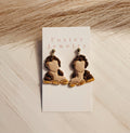 Beast princess earrings