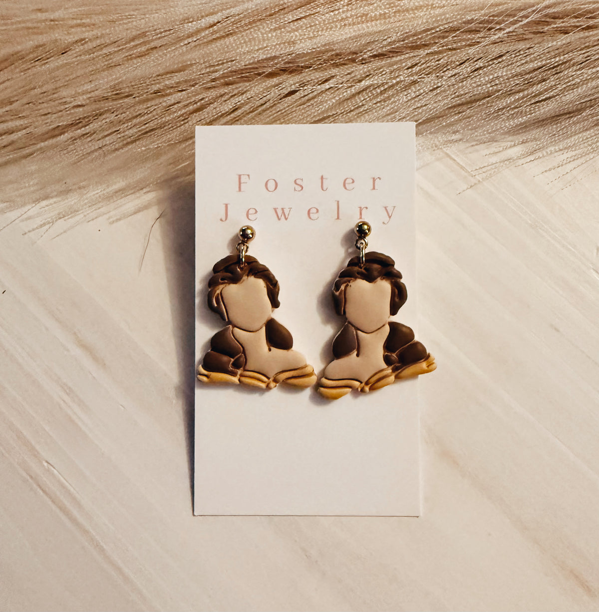 Beast princess earrings