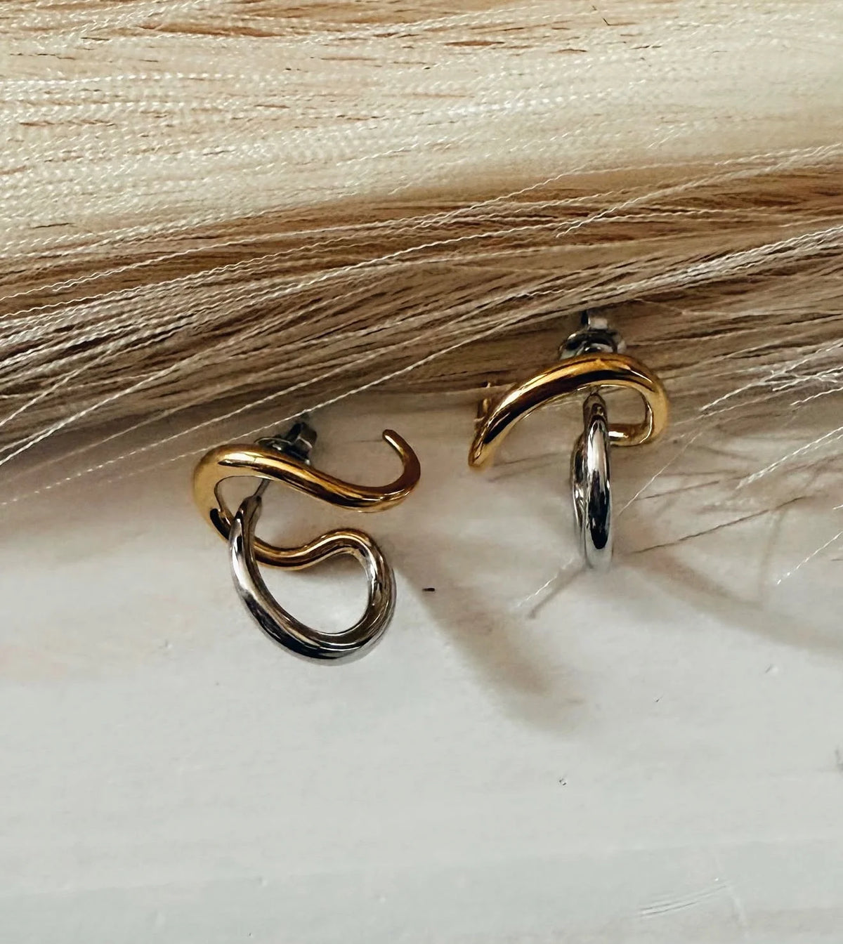 Woven earrings