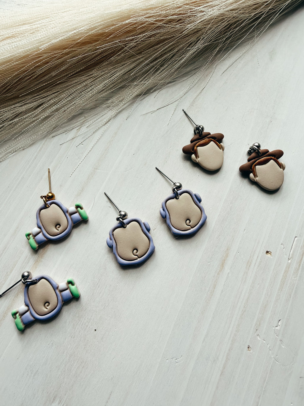 Astronaut earrings