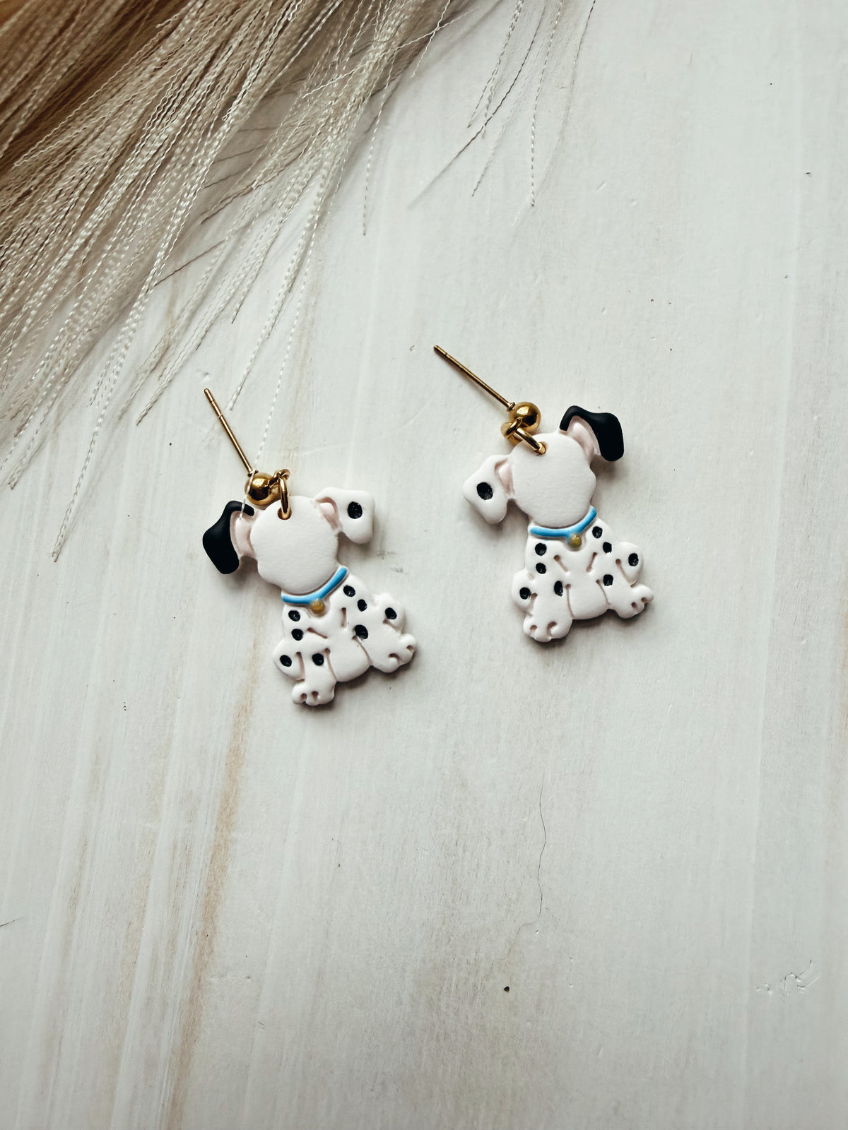 Dog earrings