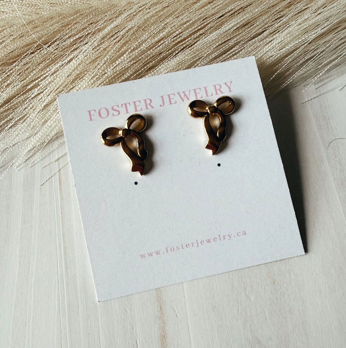The Colette Bow studs