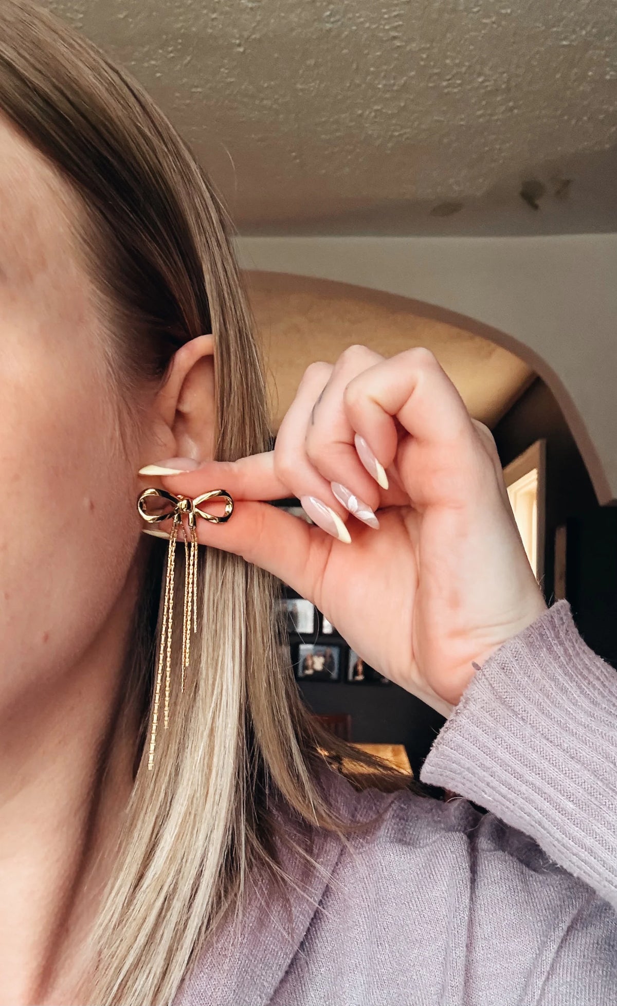 The Darling Bow earrings