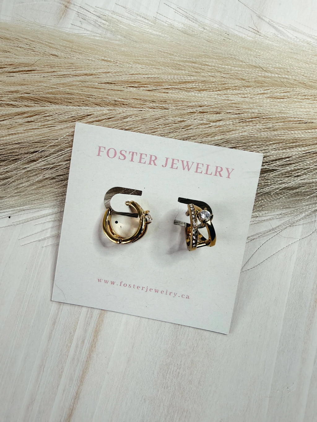 The Juniper earring - green or clear