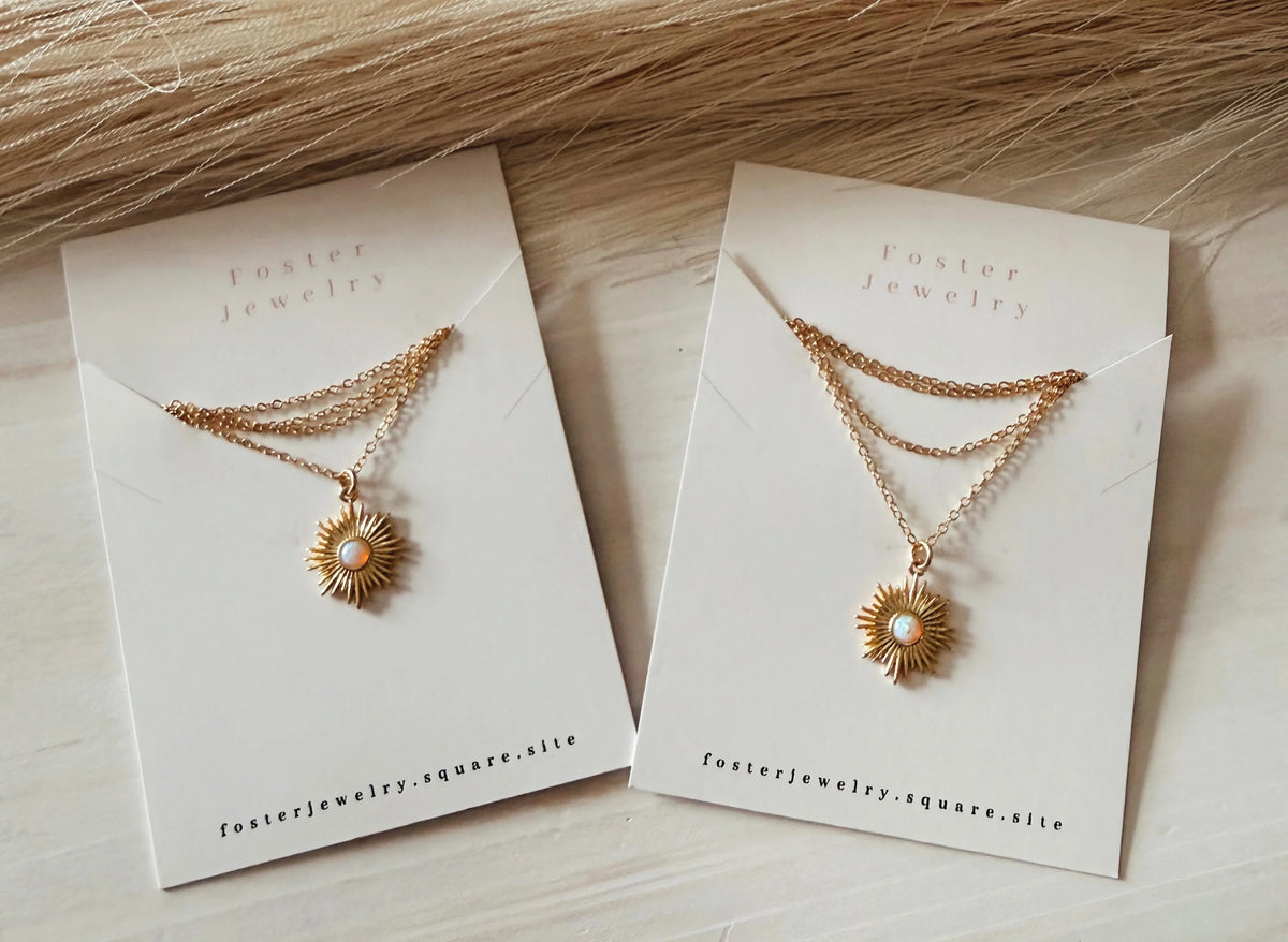 The Sunlit Opal Necklace